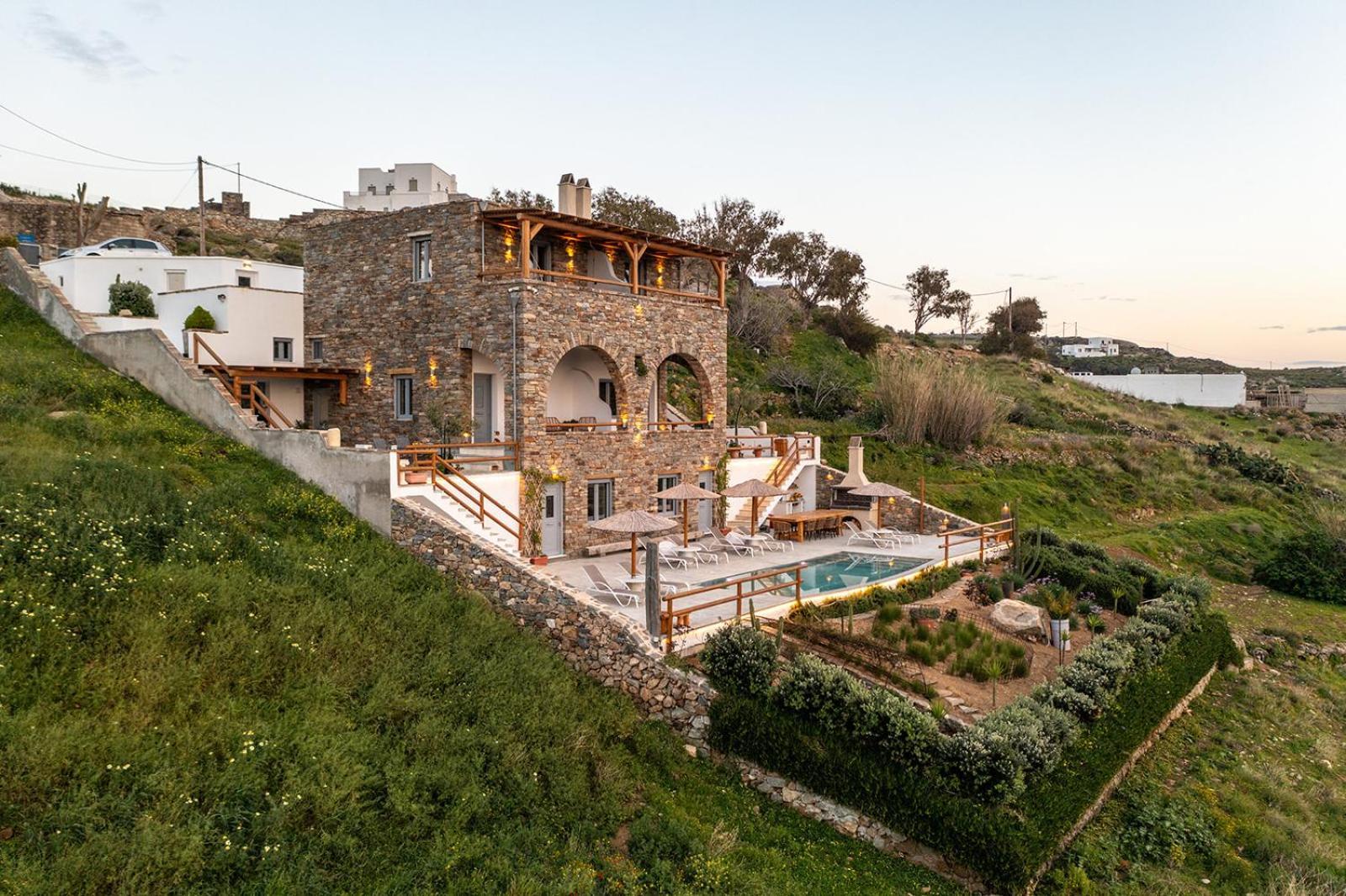 Villa Papa Glinado Naxos 外观 照片