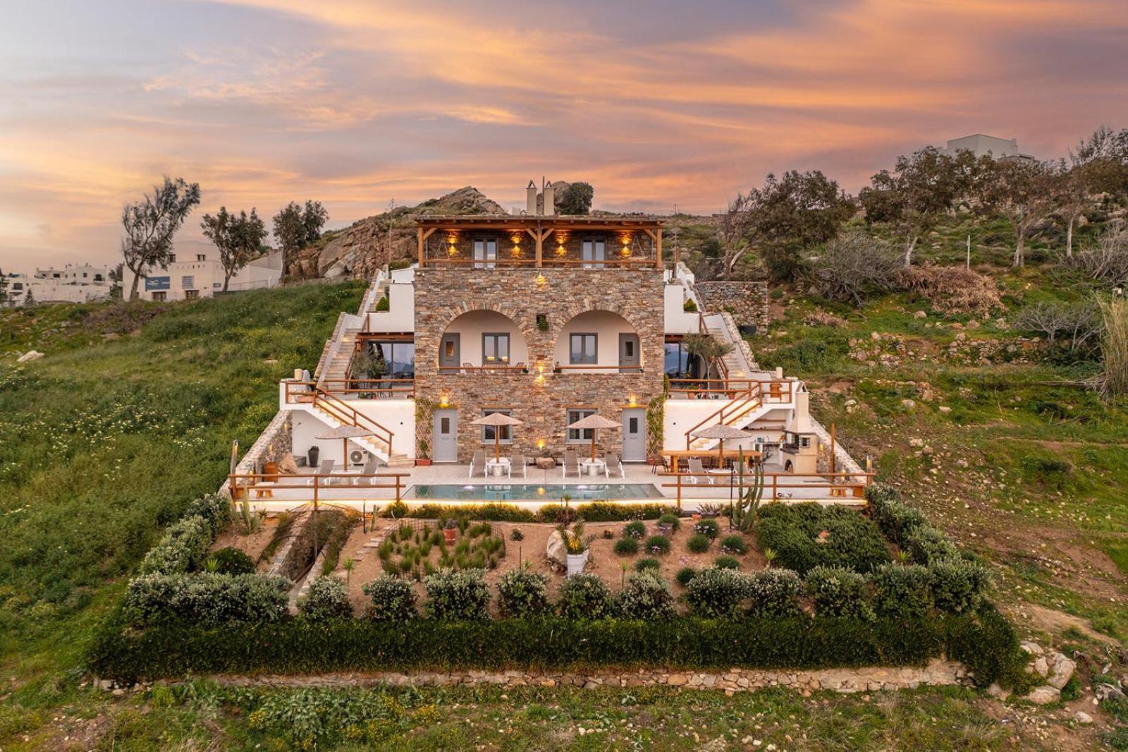 Villa Papa Glinado Naxos 外观 照片